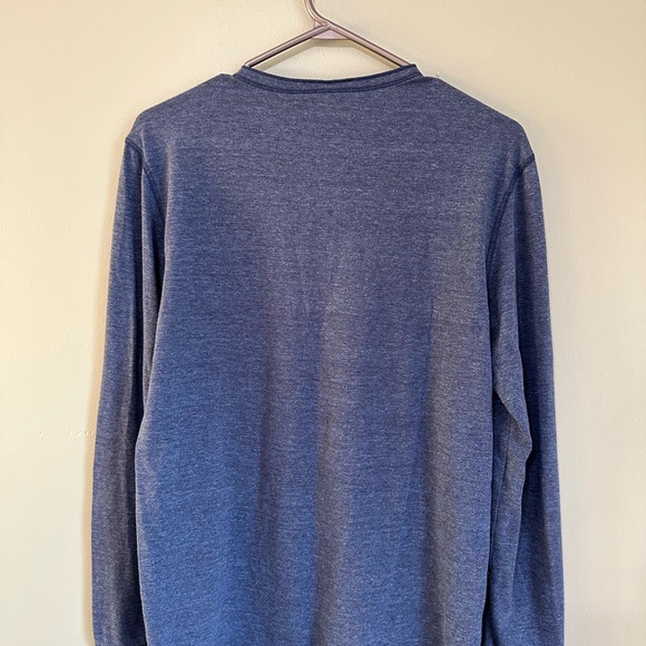 Blue Long Sleeve American Eagle half button up. - Picture 3 of 3